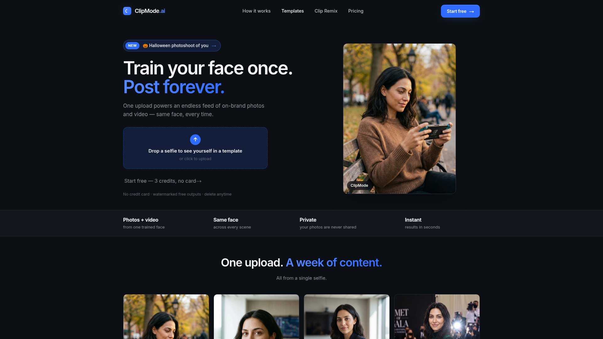 DeepMode homepage