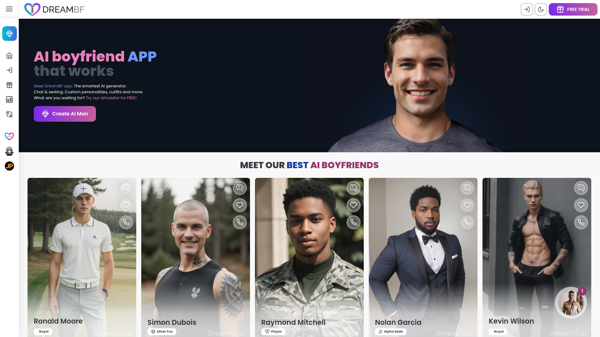 DreamBF homepage