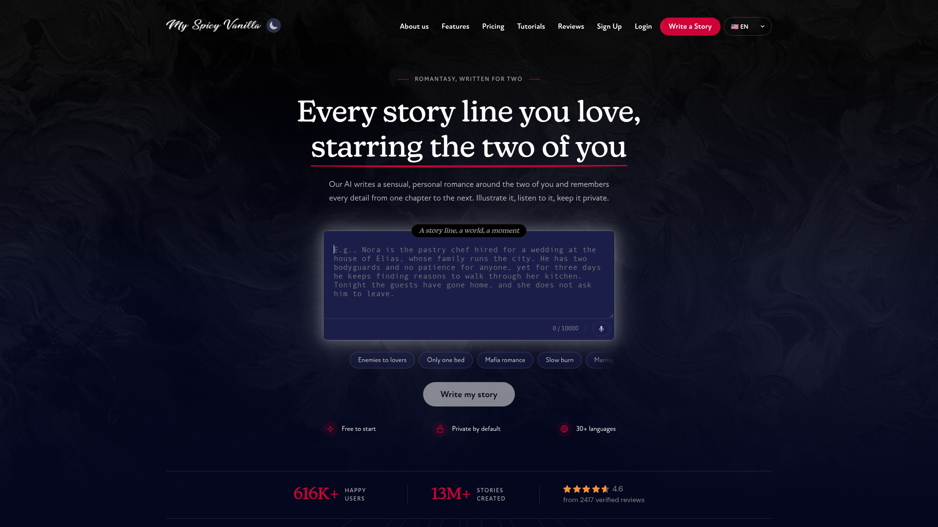 My Spicy Vanilla homepage